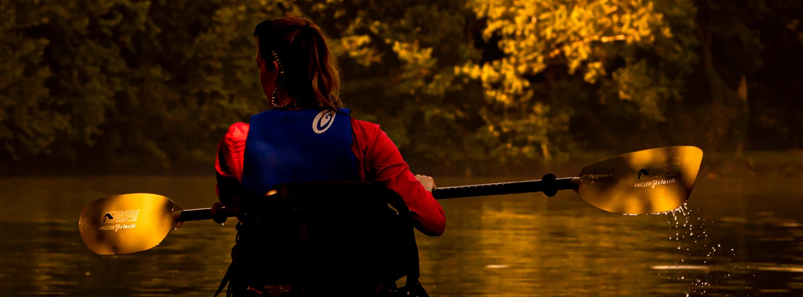 a woman on a Shenandoah canoe trip