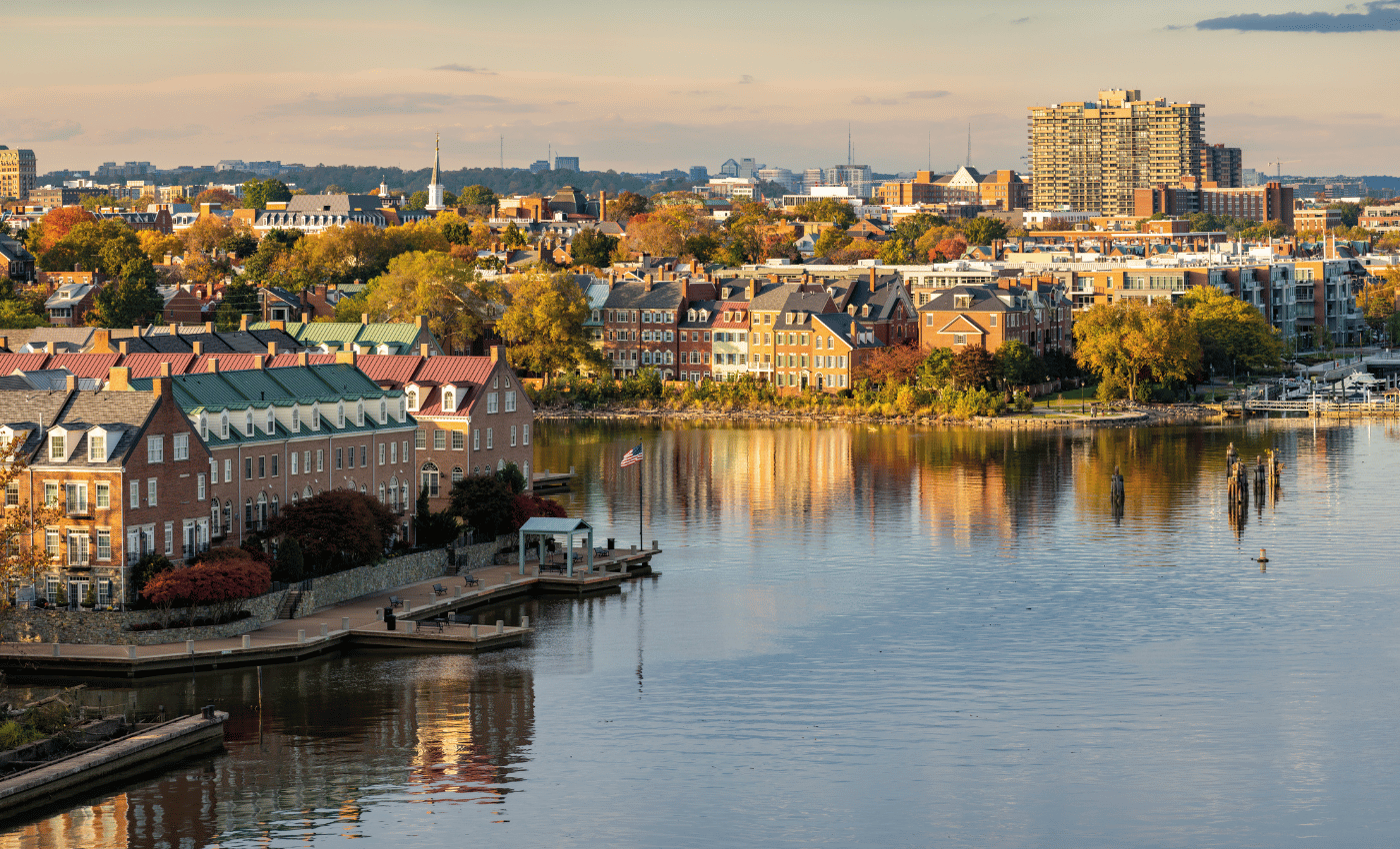 View of alexandria virginia and the waterfront.