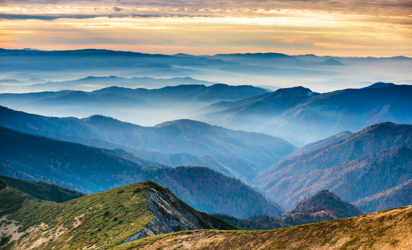 smoky hills and mountains in great smoky mountains national park